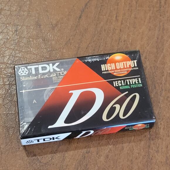 TDK D 60 IECI / Type I Lot of 9 casettes, brand new, sealed - Picture 1 of 16